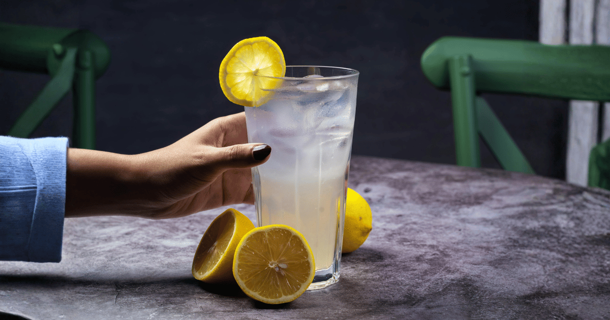 Scelta acqua limone